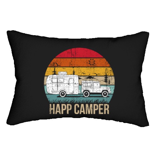 Happy Camper Lumbar Pillows