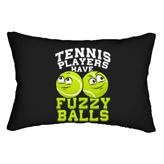 Tennis Fuzzy Balls Lumbar Pillows
