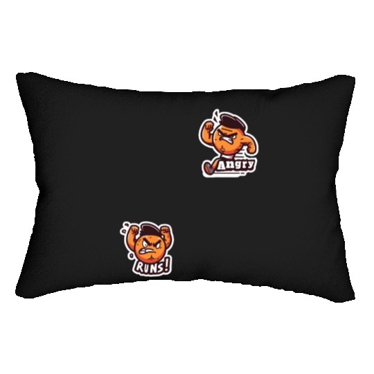 Angry Runs |The Ultimate Stress Reliever Lumbar Pillows