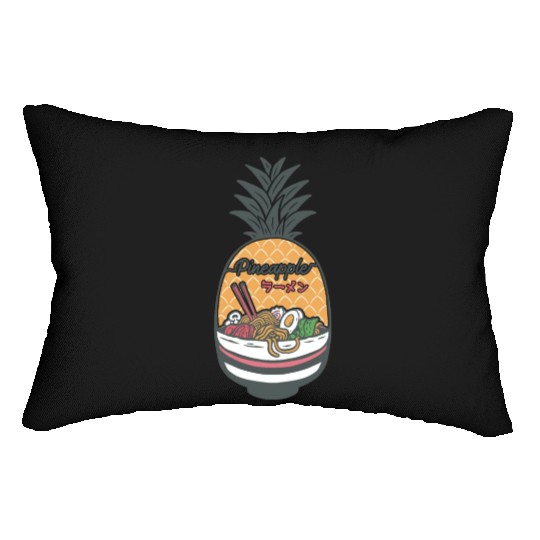 Pineapple Ramen Lumbar Pillows