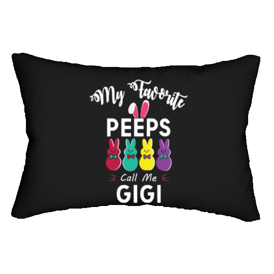 My favorite peeps call me GIGI Lumbar Pillows