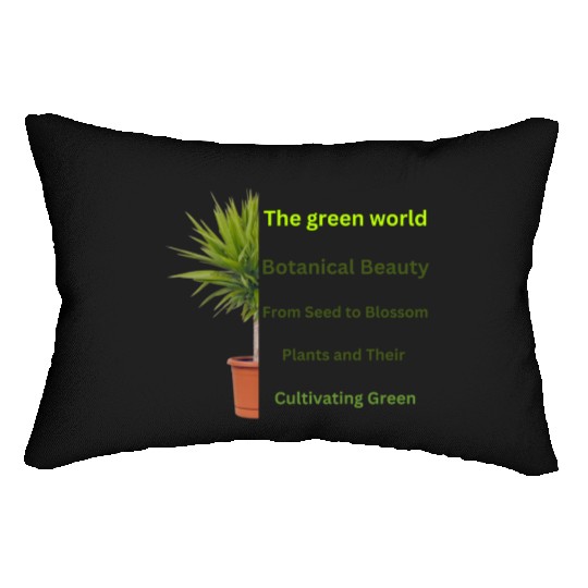 The green world Lumbar Pillows