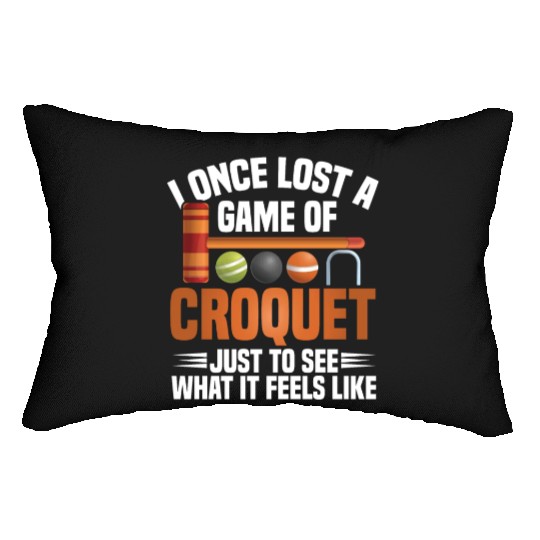 Croquet Mallet Croquet Club Croquet Player Croquet Lumbar Pillows