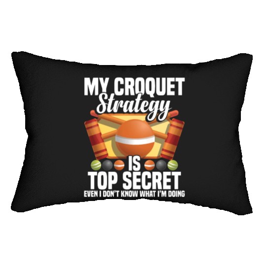 Croquet Mallet Croquet Club Croquet Player Croquet Lumbar Pillows