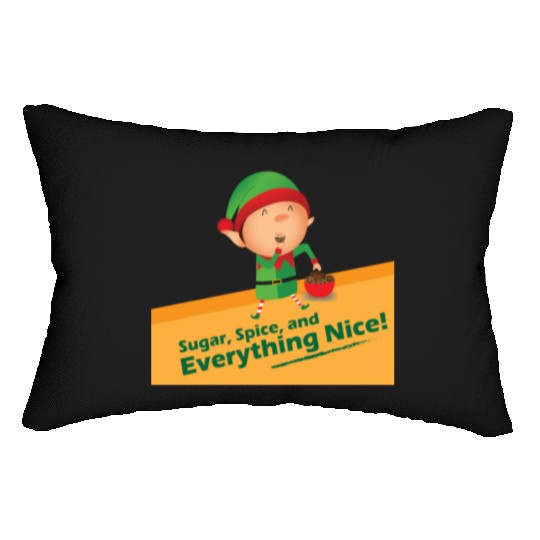 Elf Diet - Christmas Lumbar Pillows