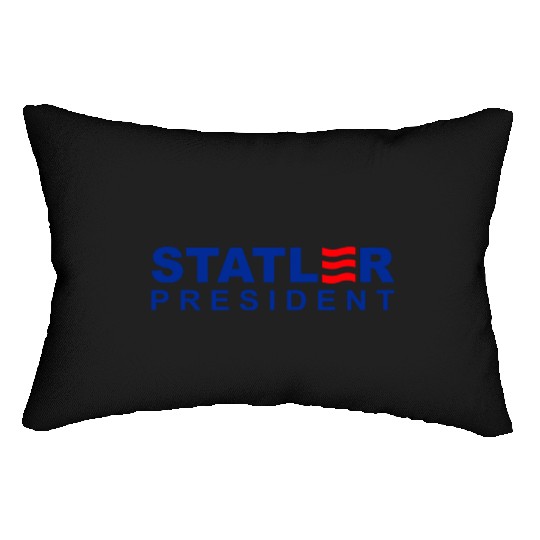 Statler and Waldorf For President Lumbar Pillows