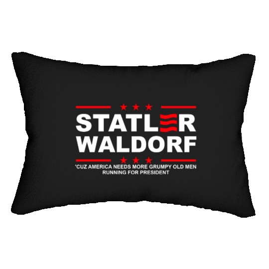 Statler and Waldorf Lumbar Pillows