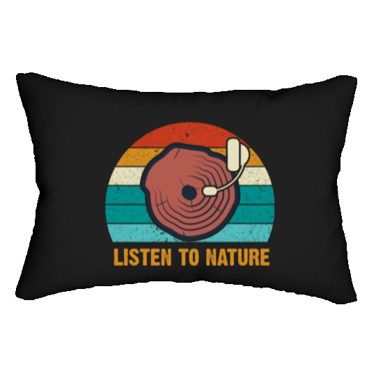 Environment listen to nature Lumbar Pillows