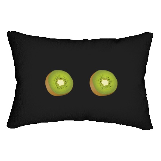 Kiwi Boobs Breasts Bra Funny Women Lumbar Pillows