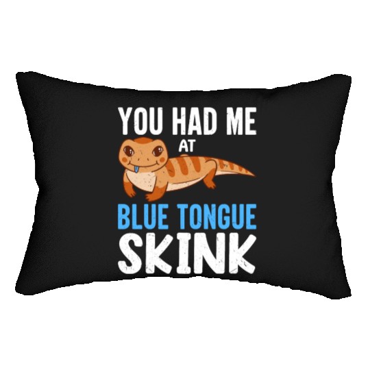 Lizard Collector Reptile Lover Blue Tongue Skink Lumbar Pillows