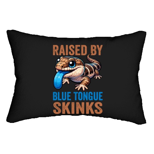 Lizard Collector Reptile Lover Blue Tongue Skink Lumbar Pillows