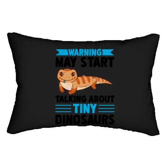 Lizard Collector Reptile Lover Blue Tongue Skink Lumbar Pillows