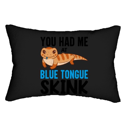 Lizard Collector Reptile Lover Blue Tongue Skink Lumbar Pillows