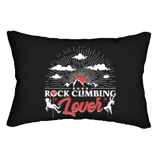 Rock Climbing Lover Lumbar Pillows