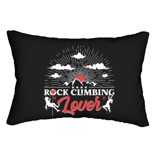 Rock Climbing Lover Lumbar Pillows