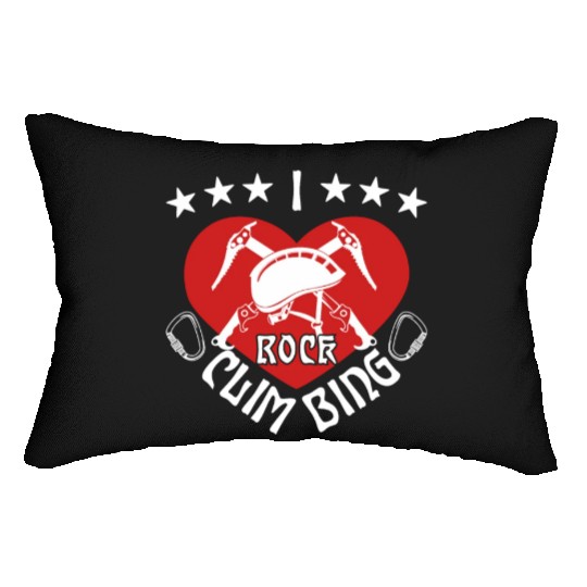 I rock climbing Lumbar Pillows