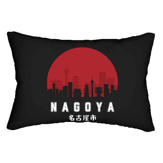 Nagoya Typography Lumbar Pillows - Urban Statement
