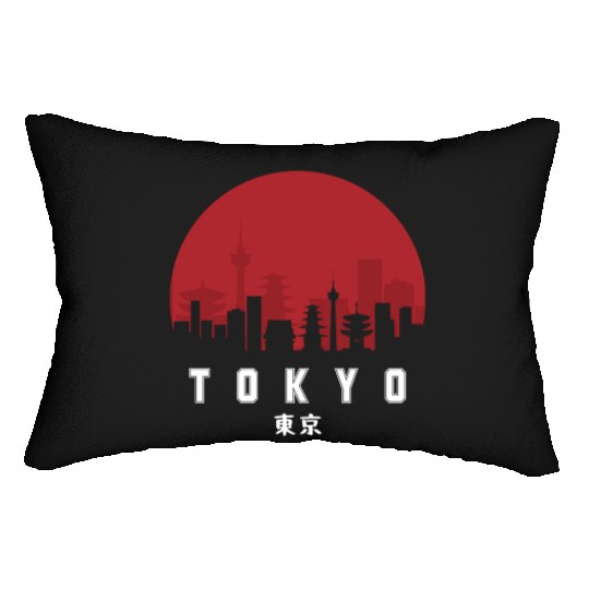 Tokyo Typography Lumbar Pillows - Urban Statement