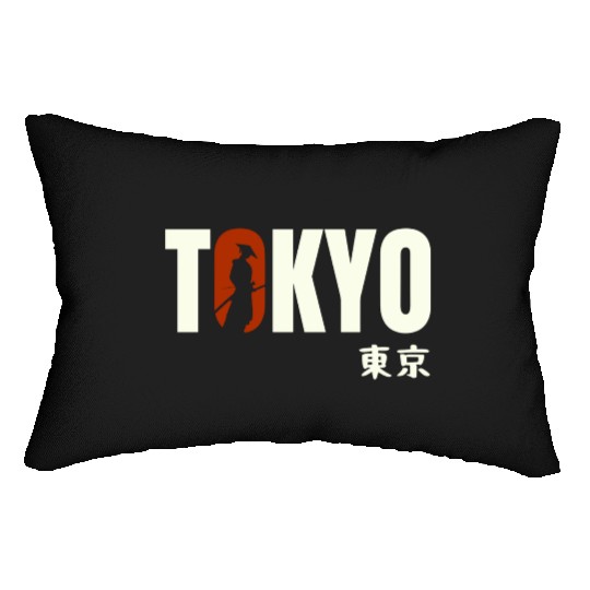 Tokyo Typography Lumbar Pillows - Urban Statement