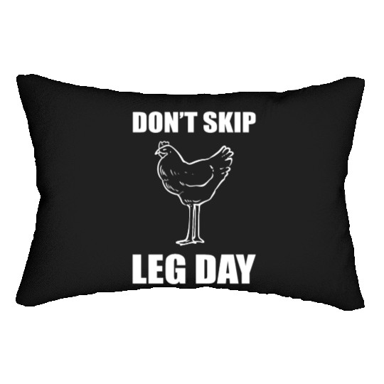 Don't Skip Leg Day Gym-goer Lumbar Pillows