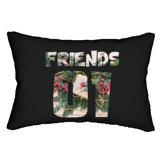 best friends for 3 - FRIENDS Lumbar Pillows