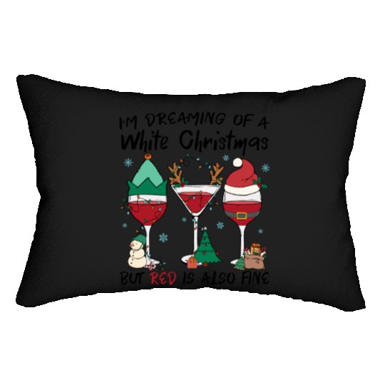 I'm Dreaming Of A White Christmas Lumbar Pillows