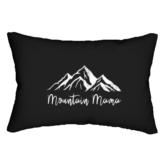 Mothers day mountain mama Lumbar Pillows