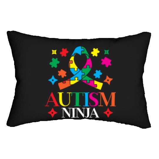 Autism Ninja Asperger Syndrome Spectrum Autistic Lumbar Pillows
