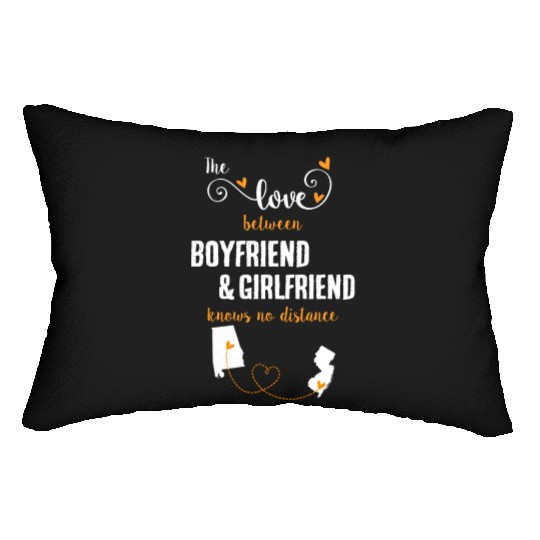Love Between BF And GF Albm To New Jersey Gift Lumbar Pillows