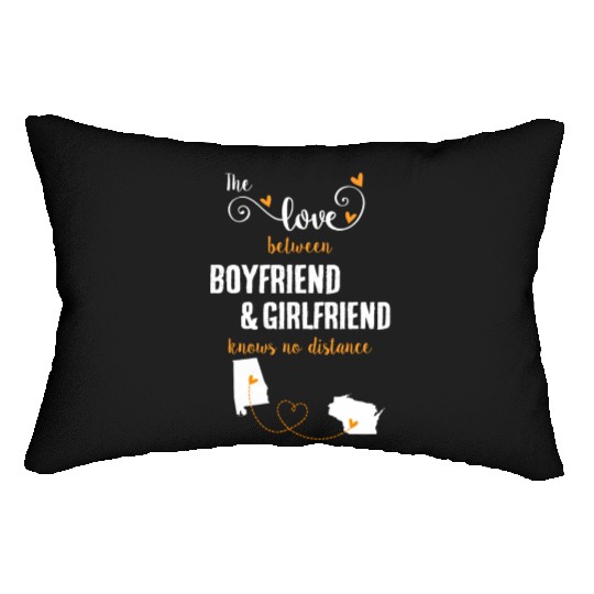 Love Between BF And GF Albm To Wisconsin Gift Lumbar Pillows