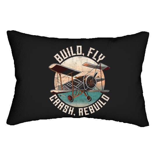 RC Plane Pilot Build Fly Crash Rebuild Lumbar Pillows
