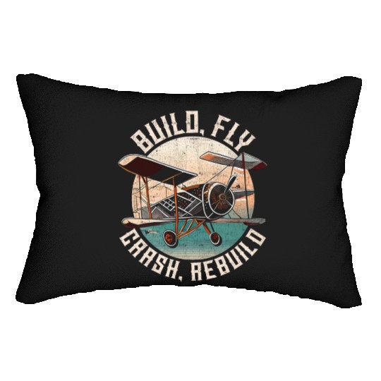 RC Plane Pilot Build Fly Crash Rebuild Lumbar Pillows
