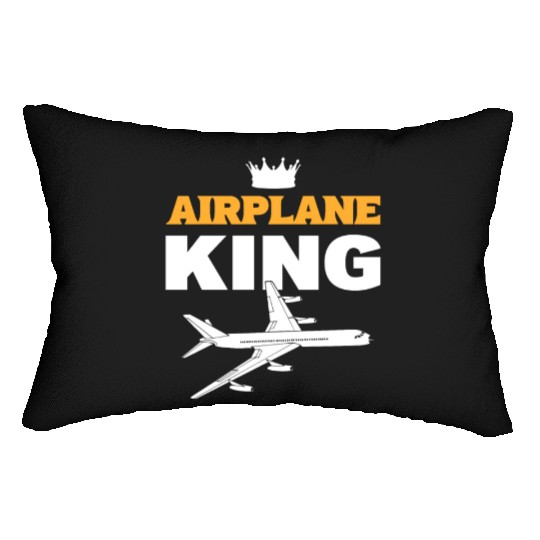 Airplane King Soldiers Or Armed Forces Gift Lumbar Pillows