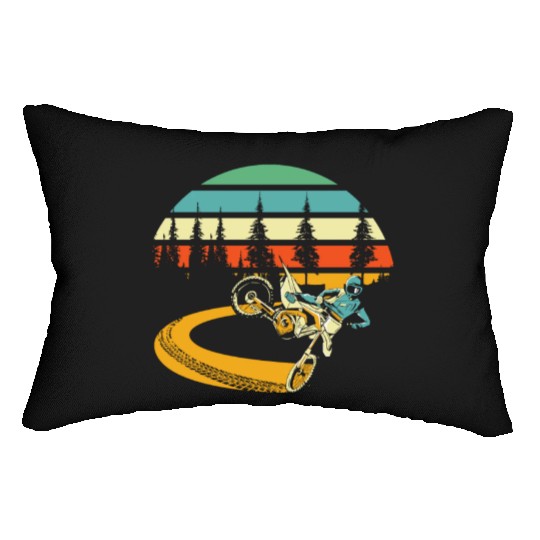 Dirt Bike Mx Motocross Supermoto Lumbar Pillows