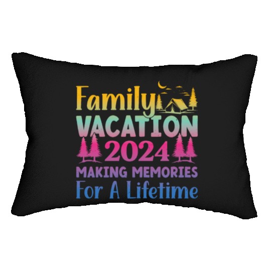 Summer Family Vacation Making Memories Lumbar Pillows