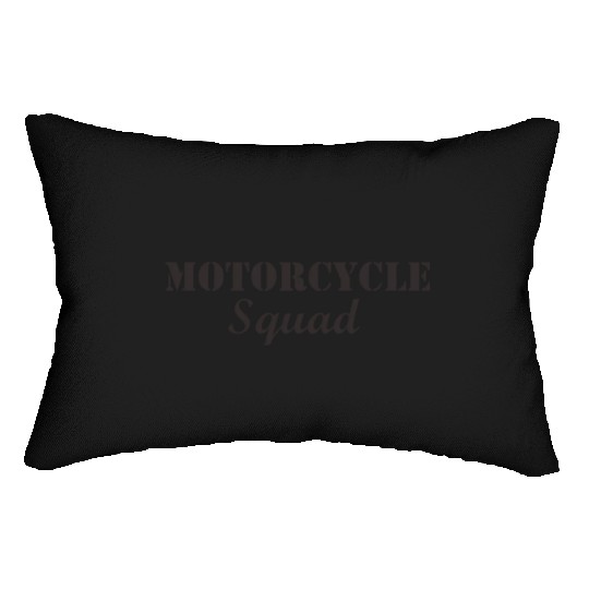 Motorcycle Squad Lumbar Pillows