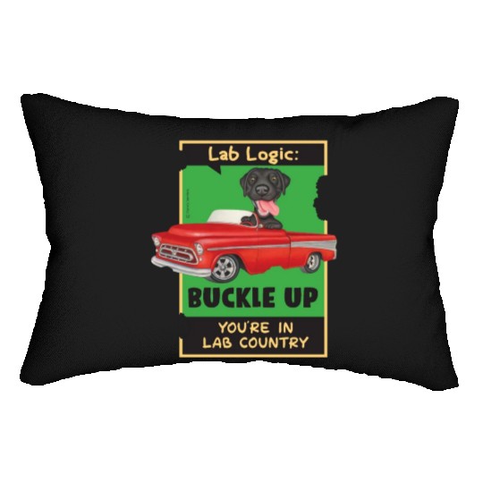 Black Lab Logic Lumbar Pillows