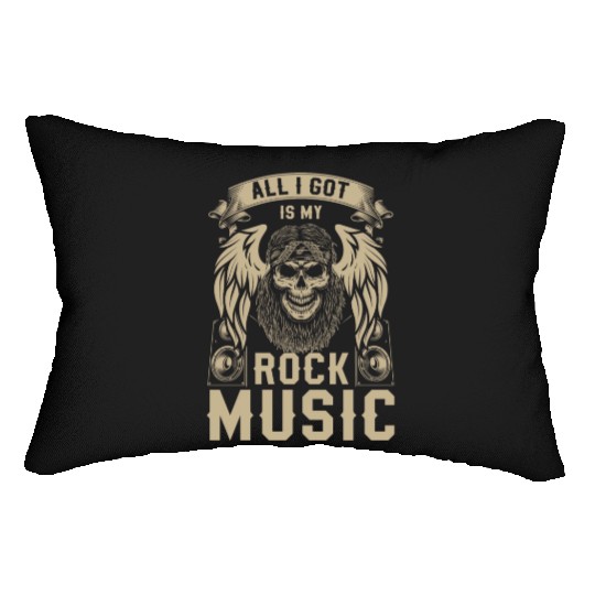 Rock Band Guitar Lumbar Pillows