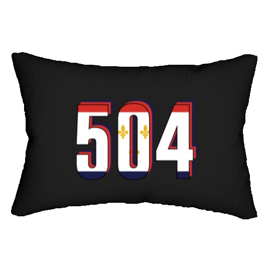 504 Area Code New Orleans Louisiana Map Number Lumbar Pillows