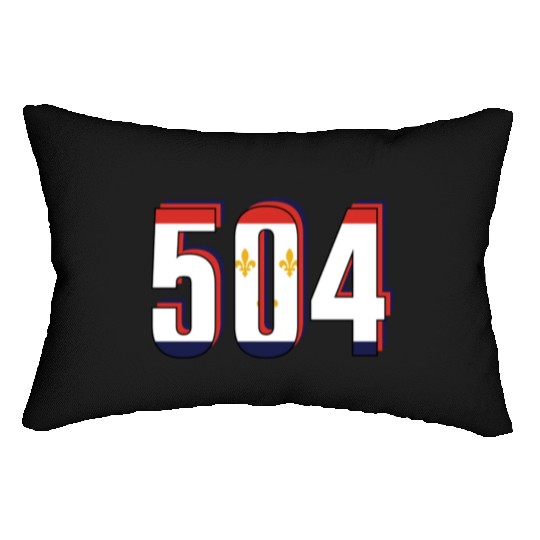 504 Area Code New Orleans Louisiana Map Number Lumbar Pillows