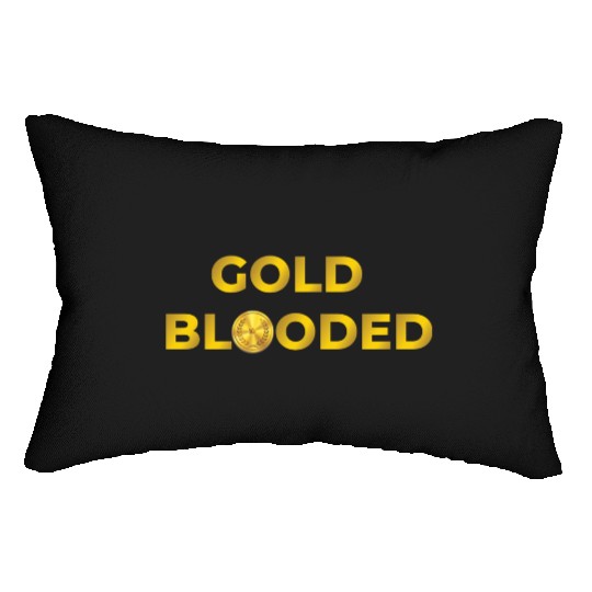Gold blooded Lumbar Pillows