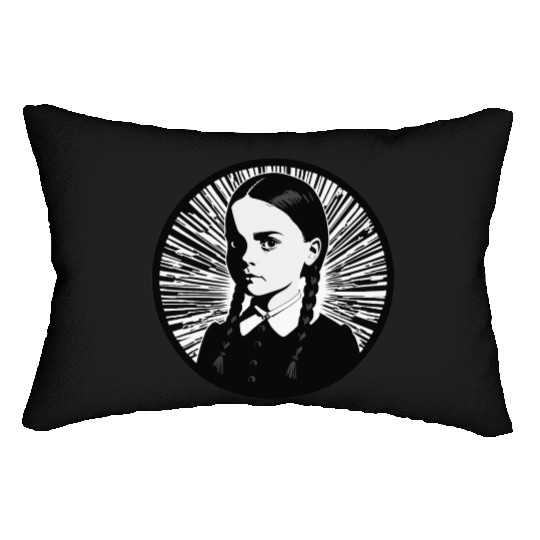 Wednesday Addams Lumbar Pillows