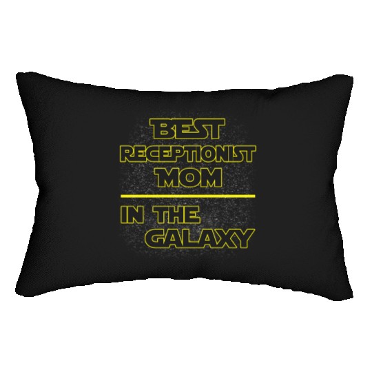 Best Receptionist Mom In The Galaxy Mother's Day Lumbar Pillows