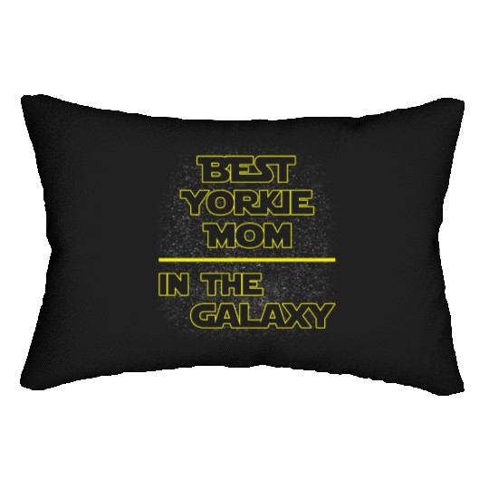 Best Yorkie Mom In The Galaxy Mother's Day Gift Lumbar Pillows