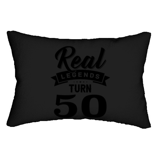 Real Legends Turn 50, 50th Birthday Lumbar Pillows