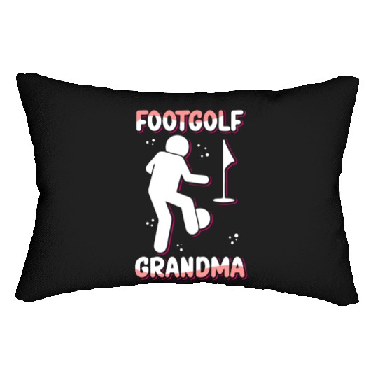 Footgolf Grandma Footgolfer Player Lumbar Pillows