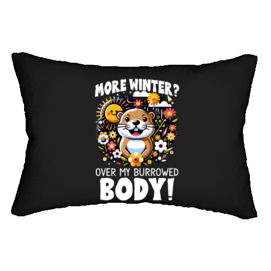 Groundhog Day 2024 Enthusiast February 2nd Lumbar Pillows