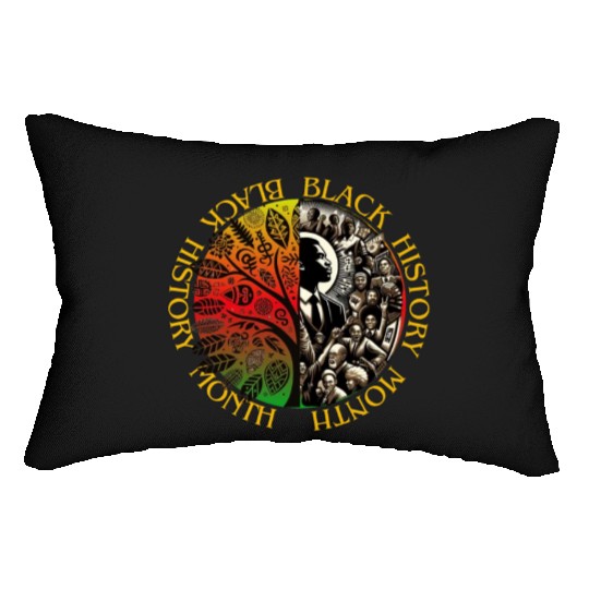 Heritage Embrace: Black History Month Lumbar Pillows