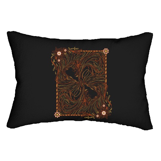 Gemini Steampunk Symmetry Lumbar Pillows
