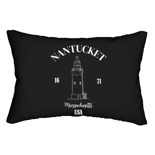 Nantucket Massachusetts Lumbar Pillows